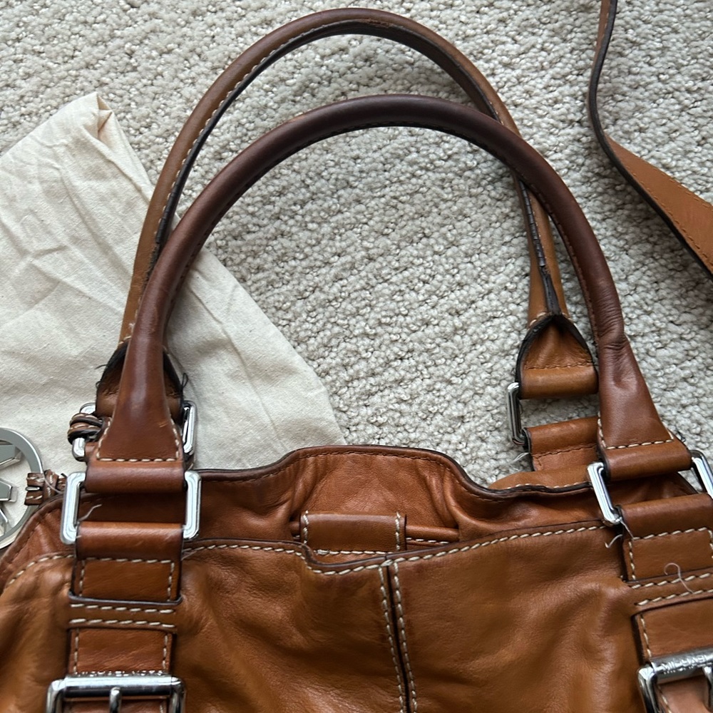 Michael Kors Camel Leather Purse - Picture 3 of 9